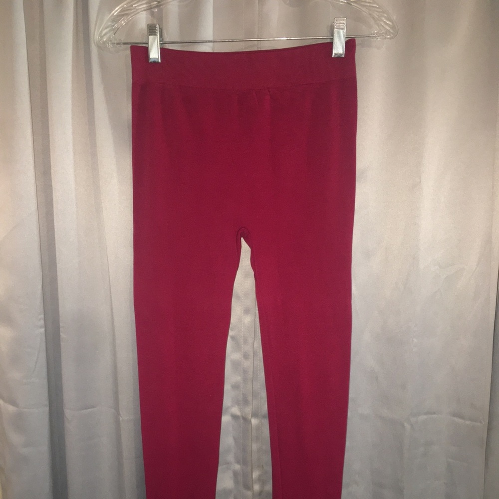 Red Leggings (Maroon)